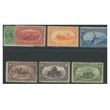 US Stamps #285-291 Mint HR with thins &  CV $1,142