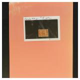 Canada Stamps Better Issues on Dealer Cards, small