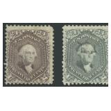 US Stamps #70 & 78b Used with small faults CV $775