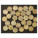 US Coins 30 1965-1970 40% Silver Kennedy Half Doll