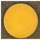 US Coins 1869 Indian Head Cent, circulated