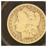 US Coins 3 Morgan Silver Dollars, circulated