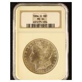 US Coins 1884-O Morgan Silver Dollar Graded MS64 b