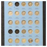 US Coins 1916-1945 Mercury Dimes in Whitman Album,
