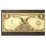US Paper Money 1899 $1 Silver Certificate "Black E