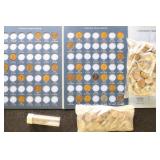 US Coins Lincoln Wheat Cents, many hundreds in bag