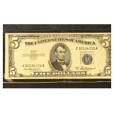 US Paper Money Lot of 1953A $5 Silver Certificate