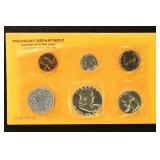 US Silver Coins 1958 Proof Set in original envelop