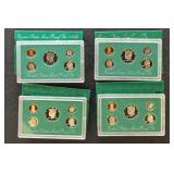 US Proof Sets 1995, 1996, 1997, & 1998 group of 4