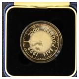 Great Britain Silver Coin 2000  ï¿½5 Millenium, in o