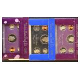 US Proof Sets 1983, 1984, & 1985 group of 3