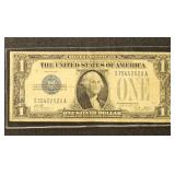 US Paper Money 1928A $1 Silver Certificate "Funny