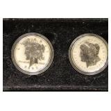 US Silver Coins: 2 (Morgan & Peace) 2023 Commemora