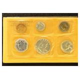 US Silver Coins 1962 Proof Set in original envelop