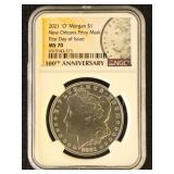 US Silver Coin 2021-O Morgan Dollar MS70 NGC Grade