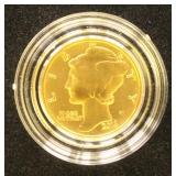 US Gold Coin 2016-W Gold Mercury Dime