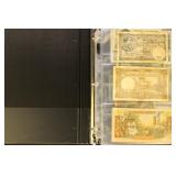 Caribbean Paper Money collection in pages neatly p