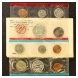US Silver Coins 1969 Uncirculated Set in original