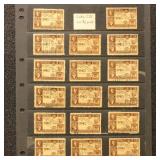 Cuba Back of Book Stamps in glassines, sorted by S