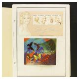 Nevis Stamps Collection on pages, mint hinged and