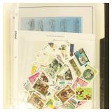 North Korea Stamps collection on pages, mostly Use