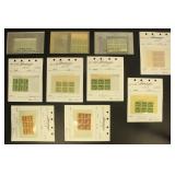 US Stamps Plate Blocks Mint (includes Never Hinged