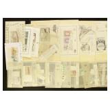 Belgium Stamps, mostly Mint in glassines, some wit