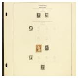 US Stamps 1850s-1860s Used collection on Scott pag