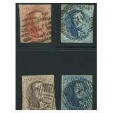 Netherlands Stamps 1850s Classic Imperf issues in