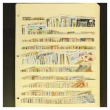 Worldwide Stamps 2,000+ Stamps on Stockpages, Used