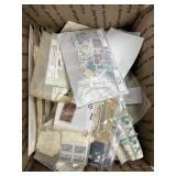Worldwide Stamps in Medium Flat Rate Box in glassi