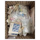 Worldwide Stamps in Medium Flat Rate Box in glassi