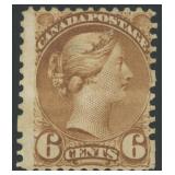 Canada Stamps #39b Mint Large Part OG CV $3,000