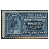 US Stamps #E5 Mint No Gum with small faults