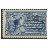 US Stamps #E8 Mint LH with light gum disturbance C