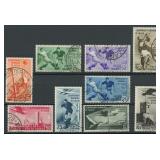 Italy Stamps #324-328 & #C62-C65 Used 1934 World C