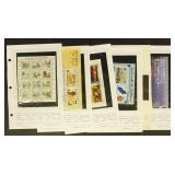 Worldwide Stamps on dealer pages, many Mint NH Sou