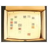 Latin America Stamps 1860s-1972 on album pages, Ch