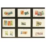 Worldwide Stamps on Dealer Cards and various forma