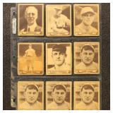 Jimmy Foxx, Mathewson, & Lajoie 1941 Play Ball Bas