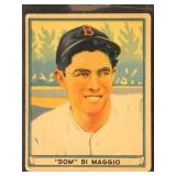Dom DiMaggio 1941 Play Ball Baseball Card #63, wit