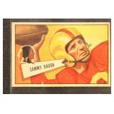 Sammy Baugh 1952 Bowman Football Card #30, nicely