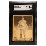 1940 Playball #133 "Jimmie" Foxx SGC Graded 1.5