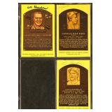 Ted Williams, Duke Snyder etc Autographed HOF Post