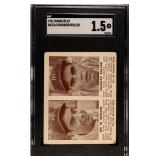 1941 Doubleplay #63/64 Dimaggio/Keller SGC Graded