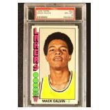 Mack Calvin PSA 8, 1976 Topps Basketball Card #62,