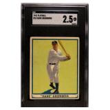 1941 Playball #18 Hank Greenberg SGC Graded 2.5