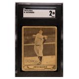 1940 Playball #1 Joe Dimaggio SGC Graded 2