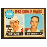 Johnny Bench 1968 Topps Baseball Card #247 Rookie