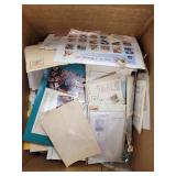 US & Worldwide Stamps & Covers in bankers box, wid